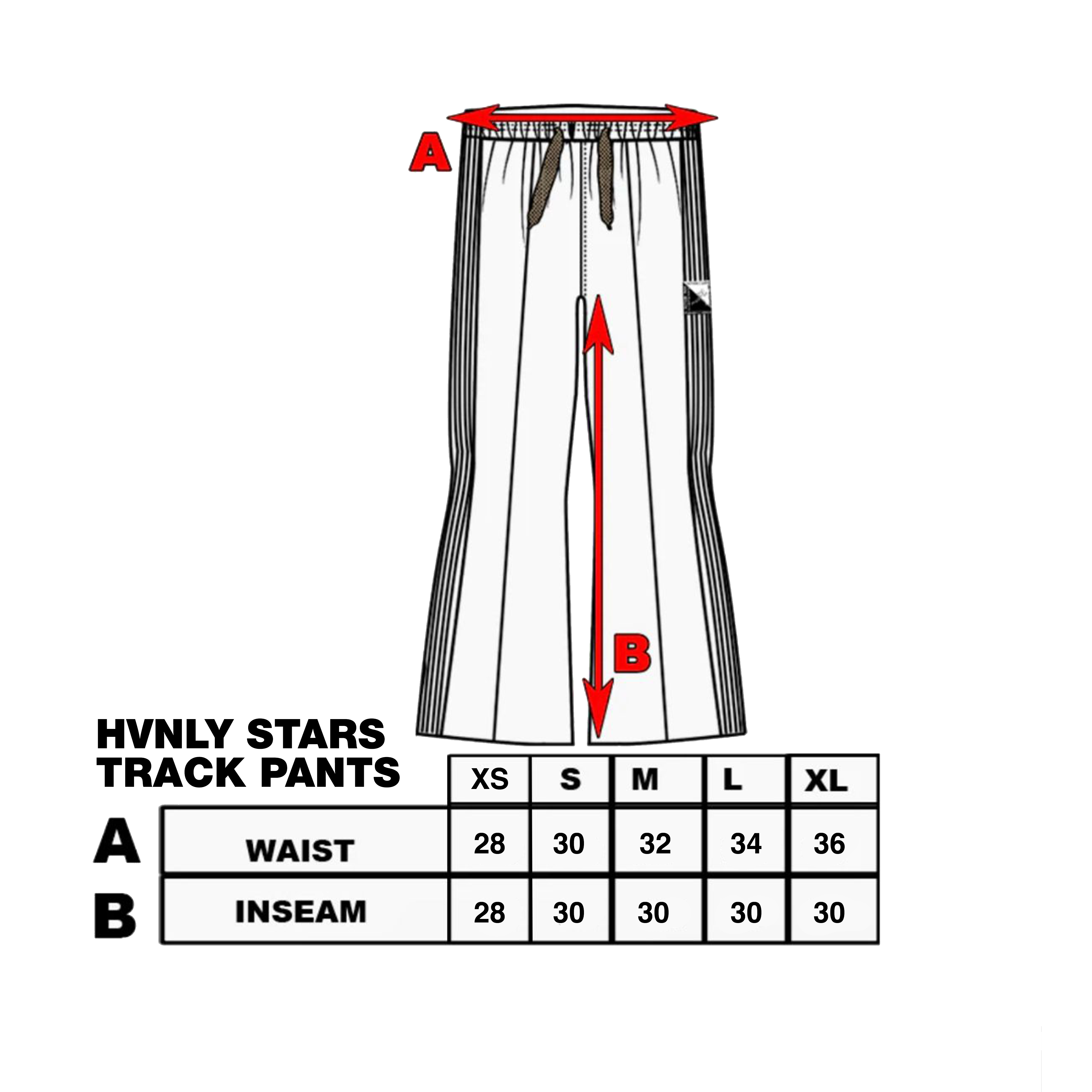 Blue Track Pants - Hvnlystars.com