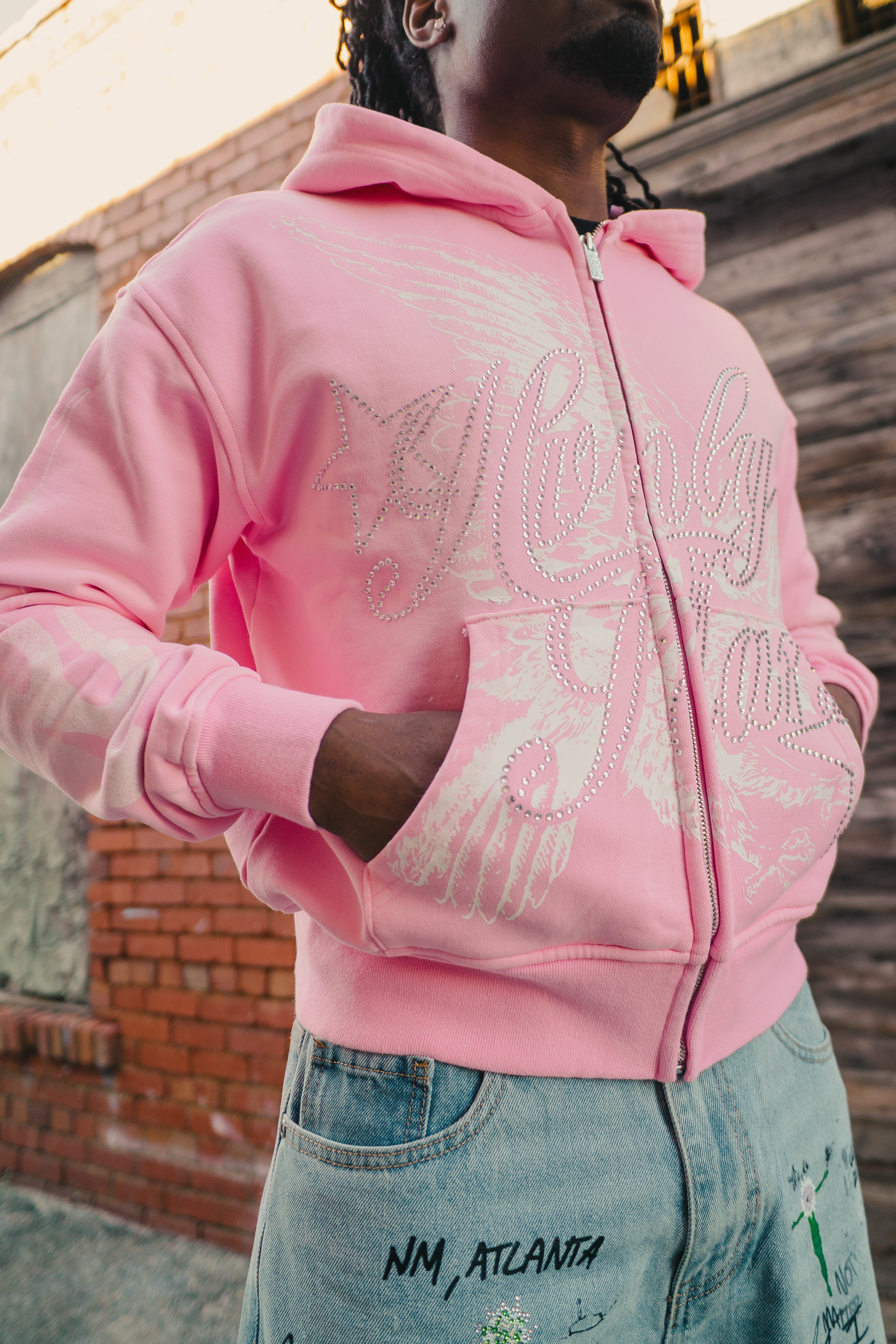 Rhinestone Eagle Hoodie Bundle - Hvnlystars.com