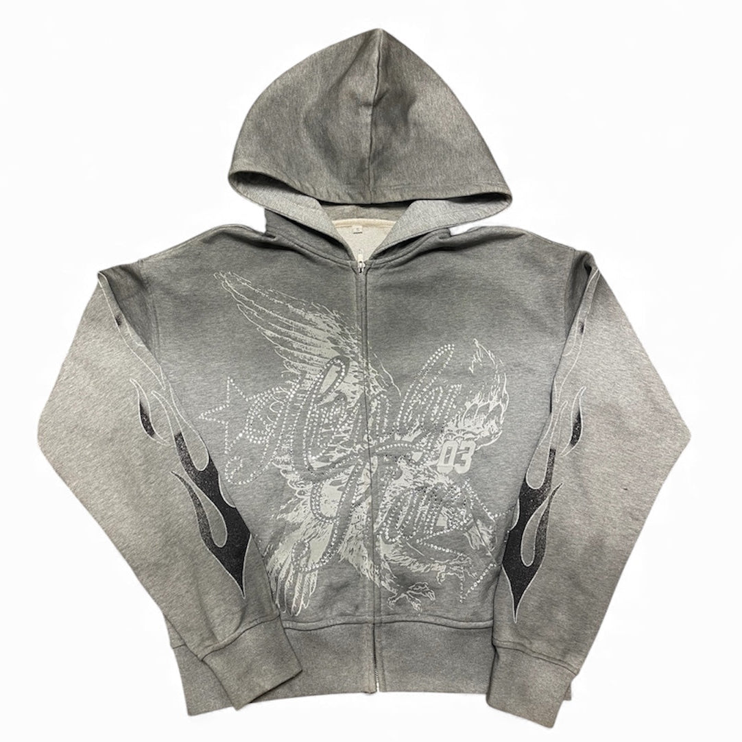 Rhinestone Eagle Hoodie
