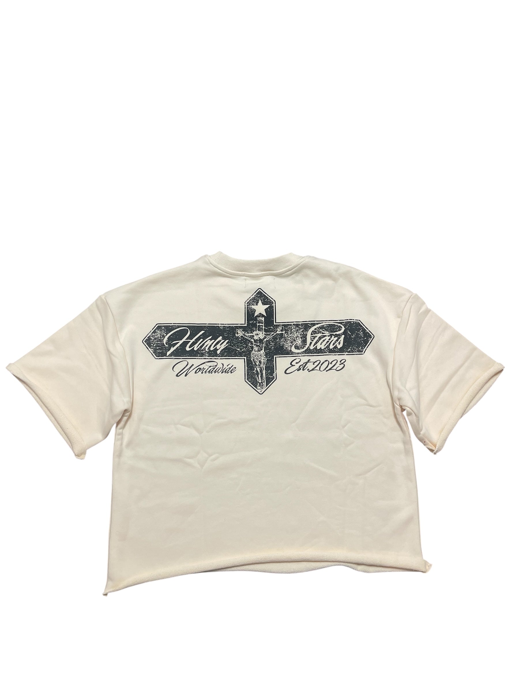 Creme “God Bless Shirt” - Hvnlystars.com