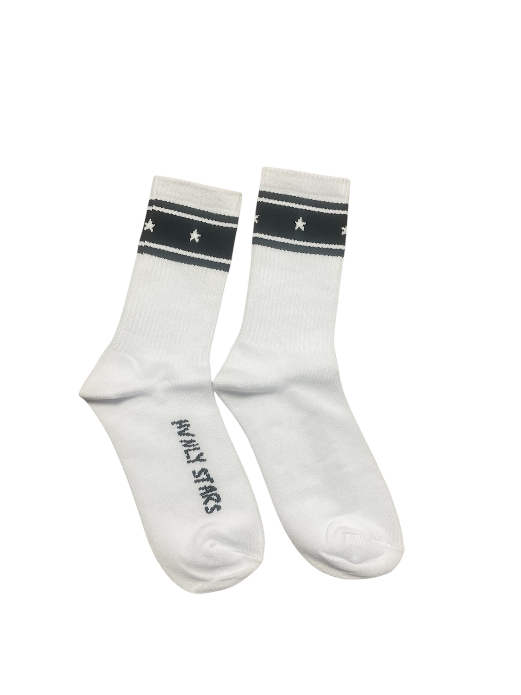 Stripe Black Star Socks - Hvnlystars.com