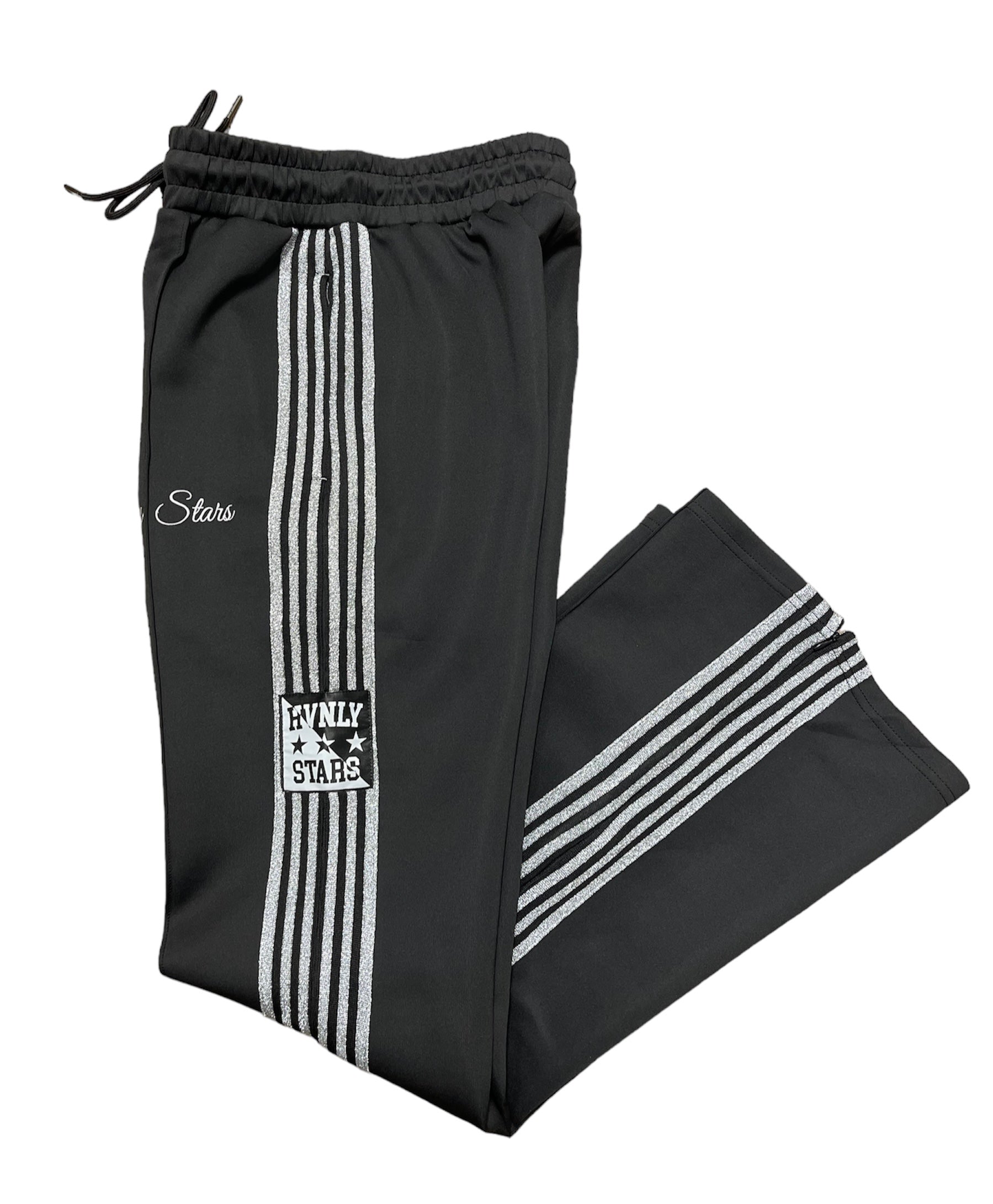 Glitter Stripe Track Pants - Hvnlystars.com