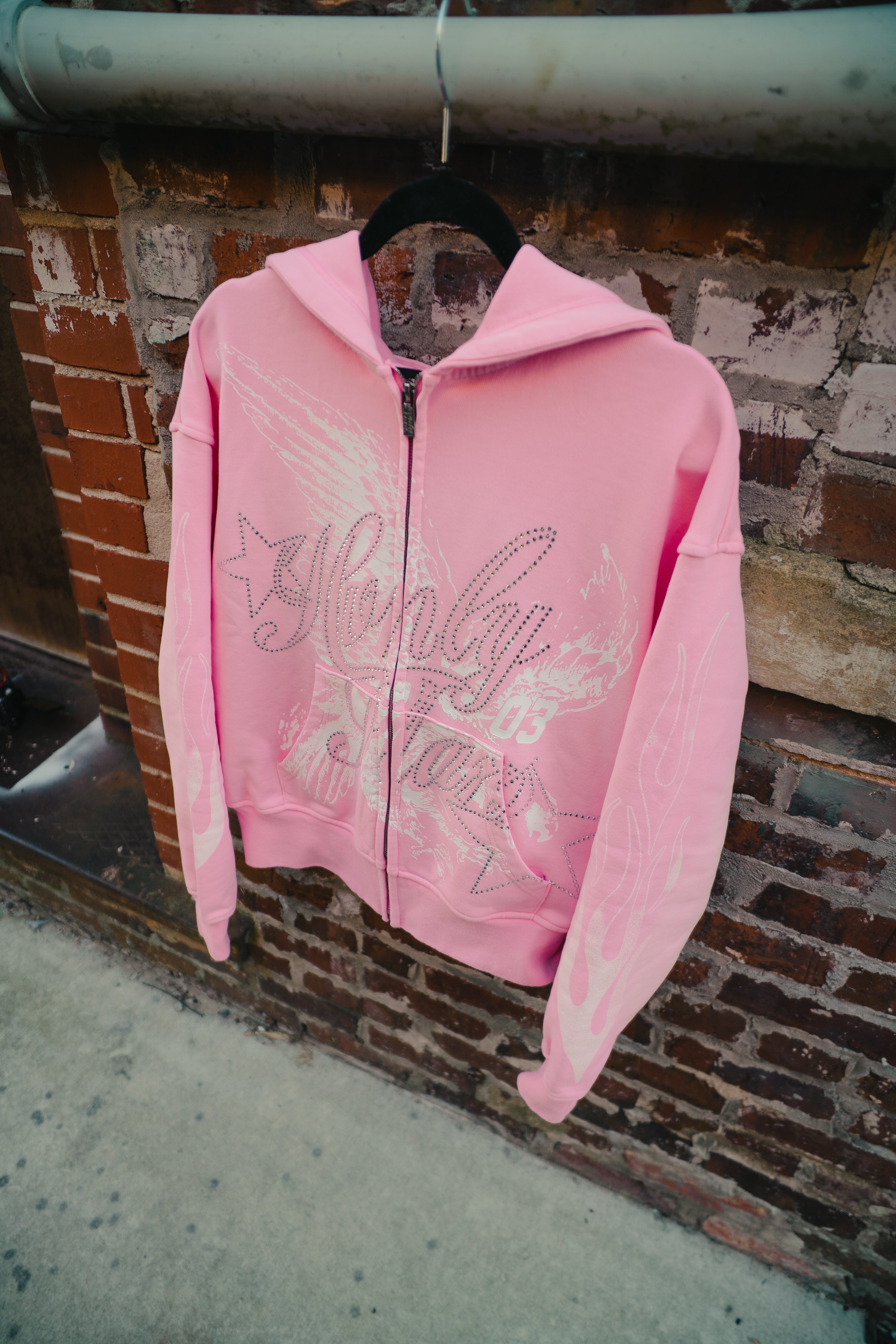 Rhinestone Eagle Hoodie